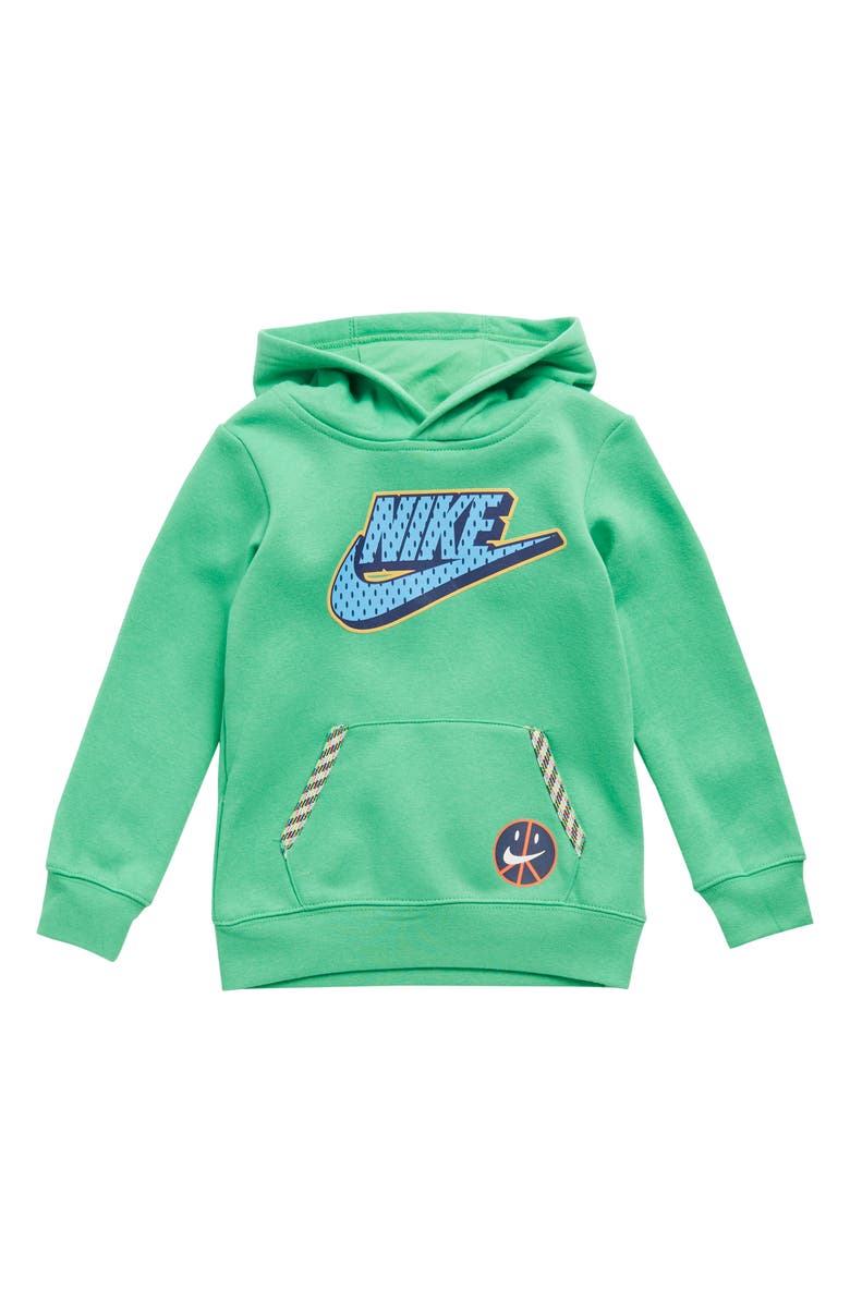 Nike Kids' Logo Fleece Pullover Hoodie, Main, color,