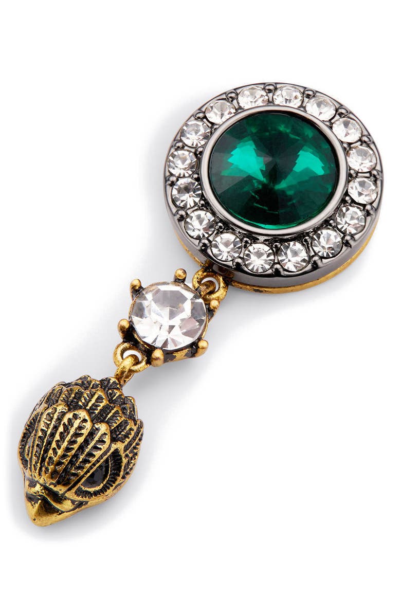 Kurt Geiger London Octavia Eagle Drop Earrings, Alternate, color, Green