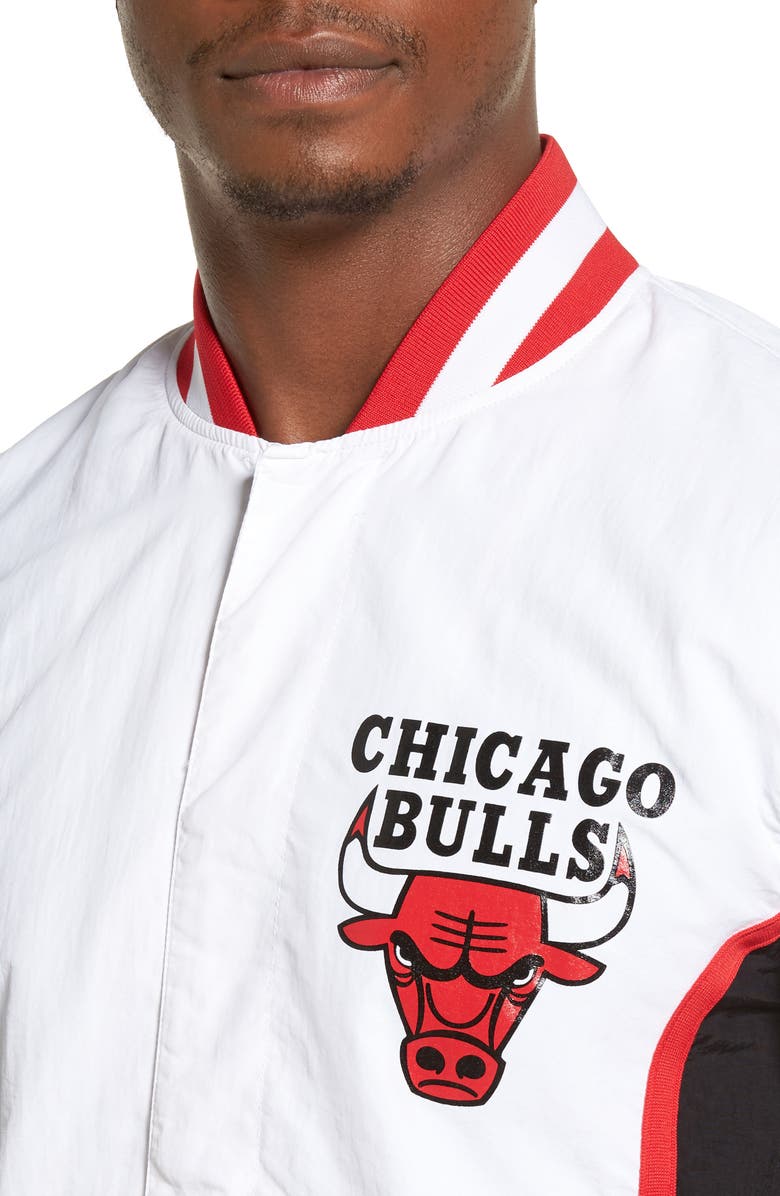 Mitchell & Ness 'Chicago Bulls' Authentic Warm Up Jacket, Alternate, color, 