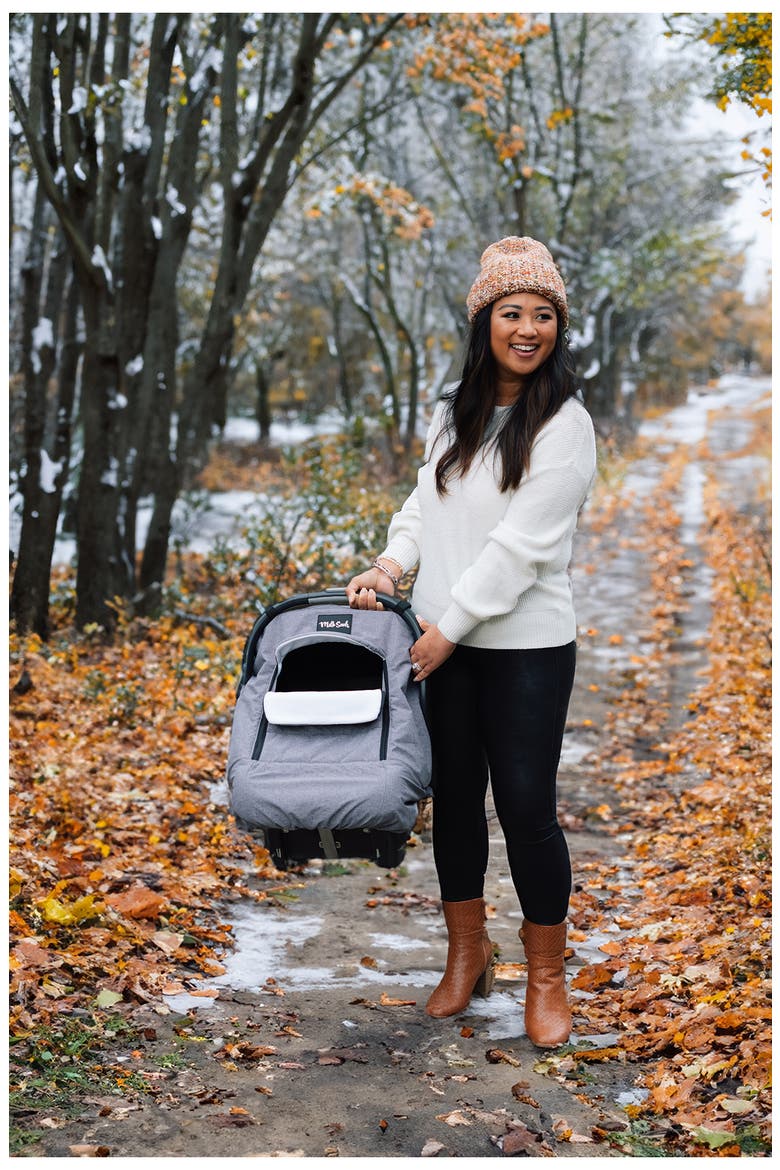 Winter Car Seat Cover, Alternate, color, STORMY