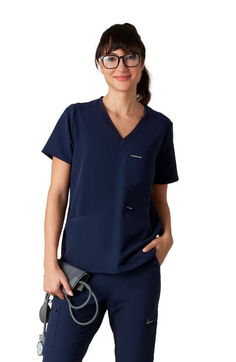 Palermo 4-Pocket Scrub Top