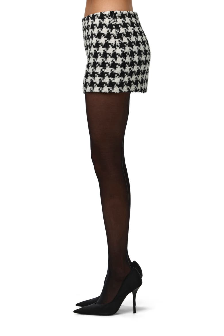 Houndstooth Miniskirt, Alternate, color, HOUNDSTOOTH BLACK/WHITE