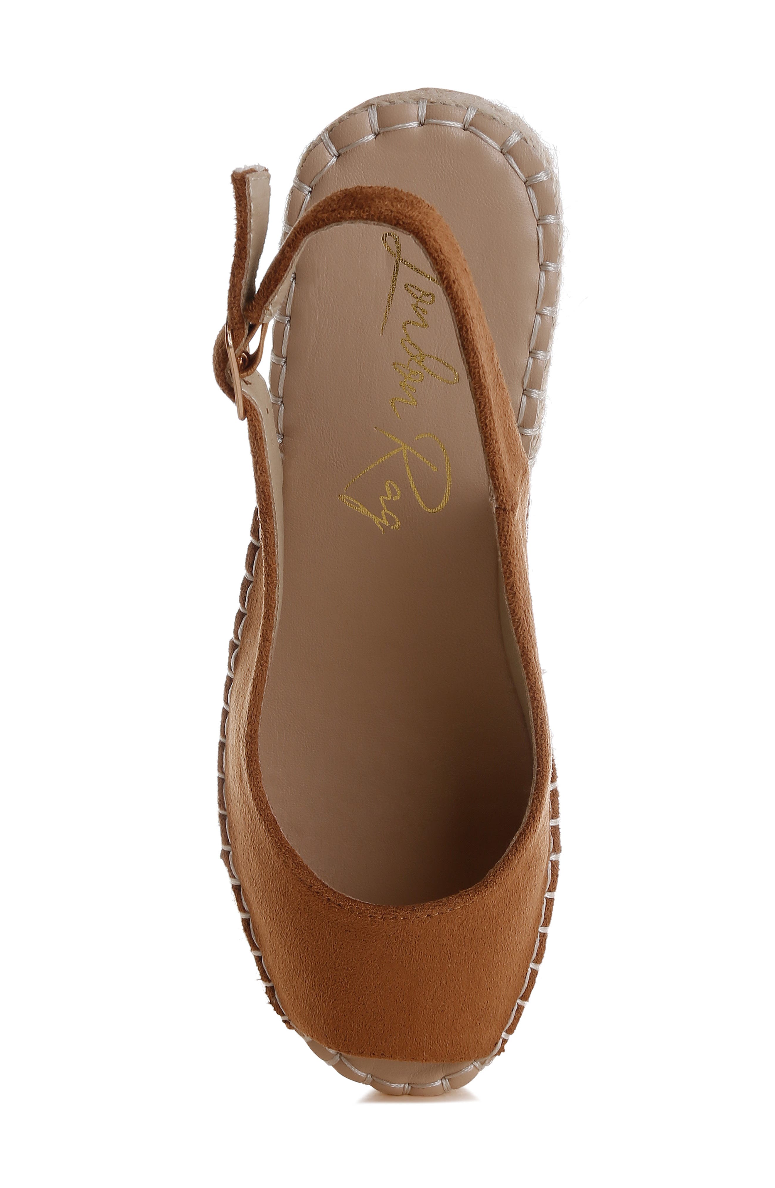 Georna Platform Wedge Espadrille Sandal, Alternate, color, TAN