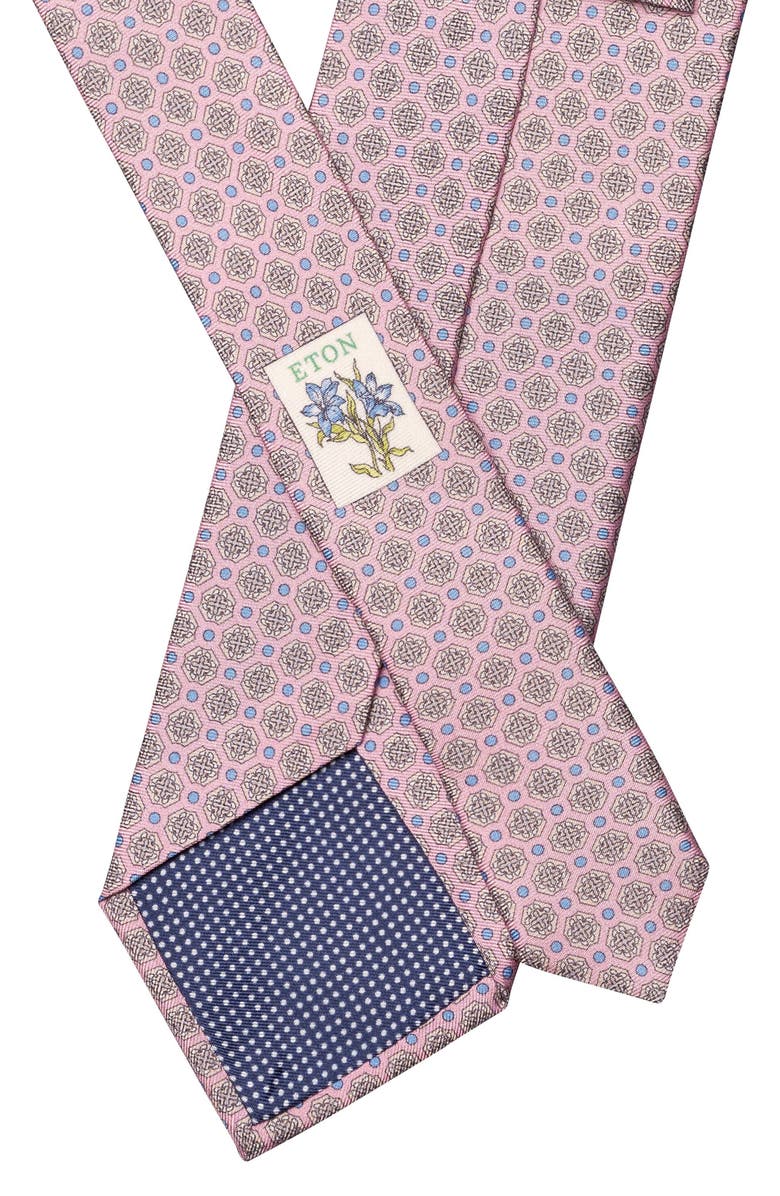 Eton Medallion Silk Tie, Alternate, color,