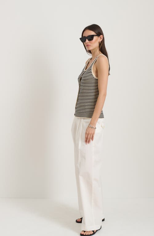 Alex Mill Louisa Stripe Sweater Vest In Multi