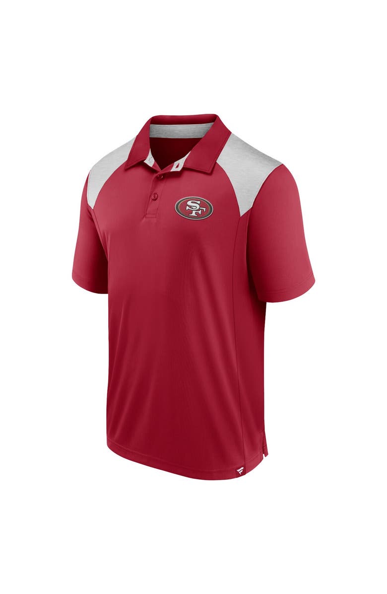 FANATICS Men's Fanatics Scarlet San Francisco 49ers Primary Polo, Alternate, color, 