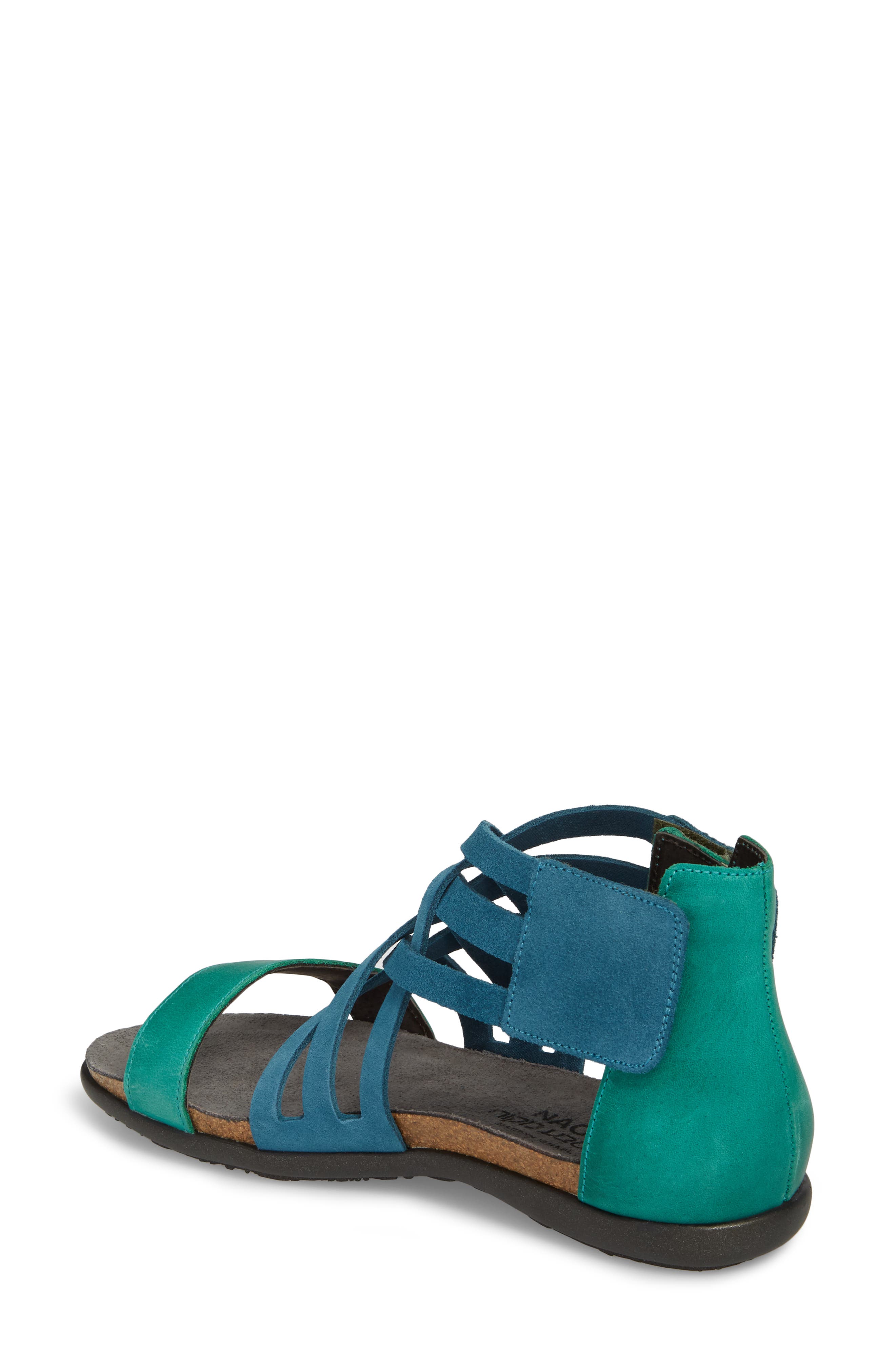 Marita Sandal, Alternate, color, PACIFIC BLUE SUEDE