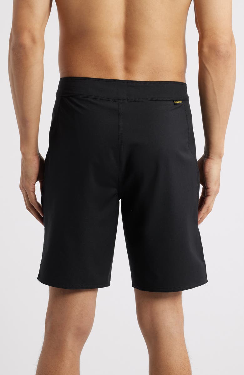 Florence Standard Issue Water Repellent Board Shorts, Alternate, color, Black