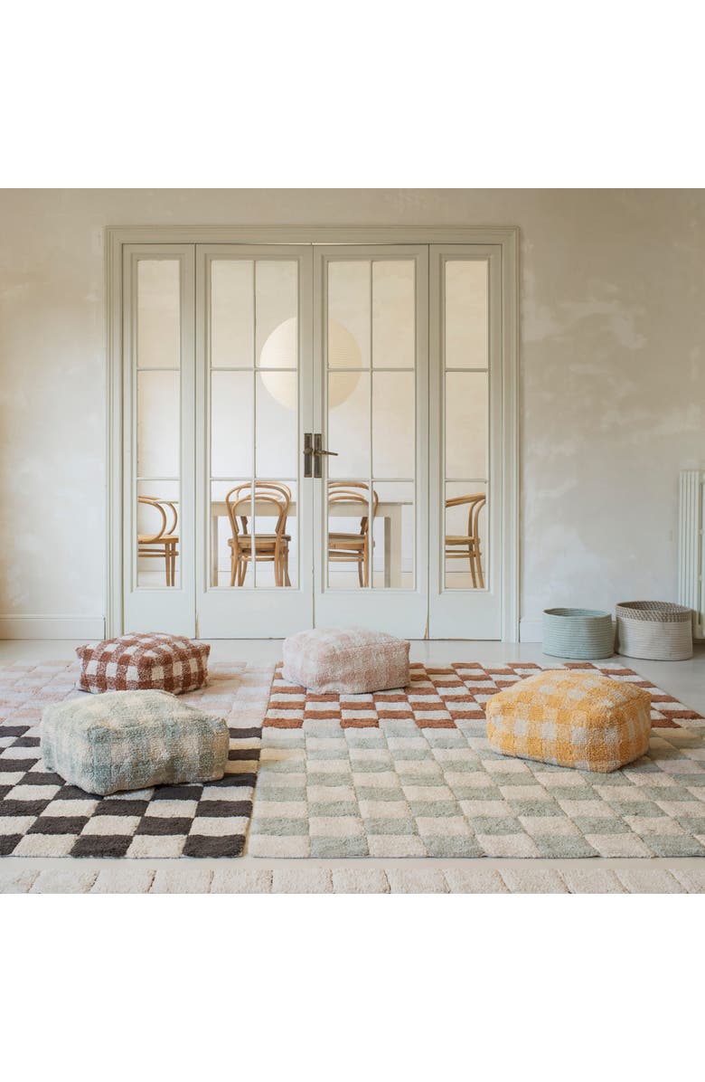 Lorena Canals Pouf Vichy, Alternate, color, Natural, Light Honey