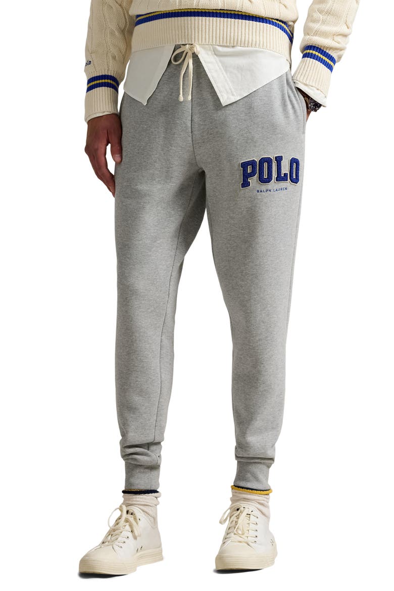 Fleece Embroidered Logo Joggers video