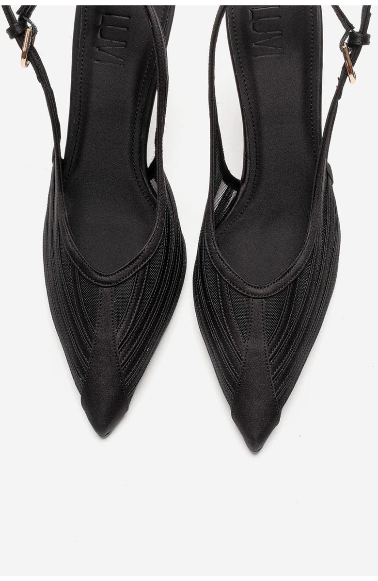 Prologue Shoes Safira Stiletto Pump, Alternate, color, Black