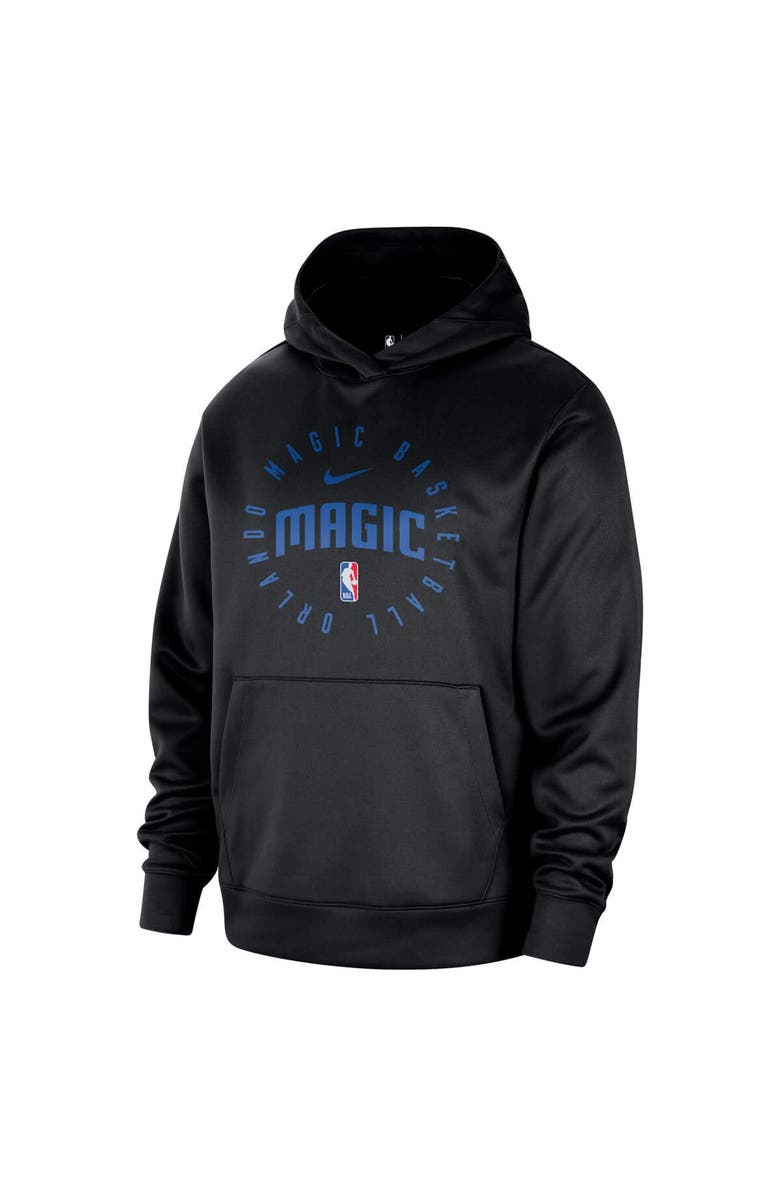 Nike Men's Nike Black Orlando Magic 2024/25 Spotlight On-Court Practice Performance Pullover Hoodie, Alternate, color, Black