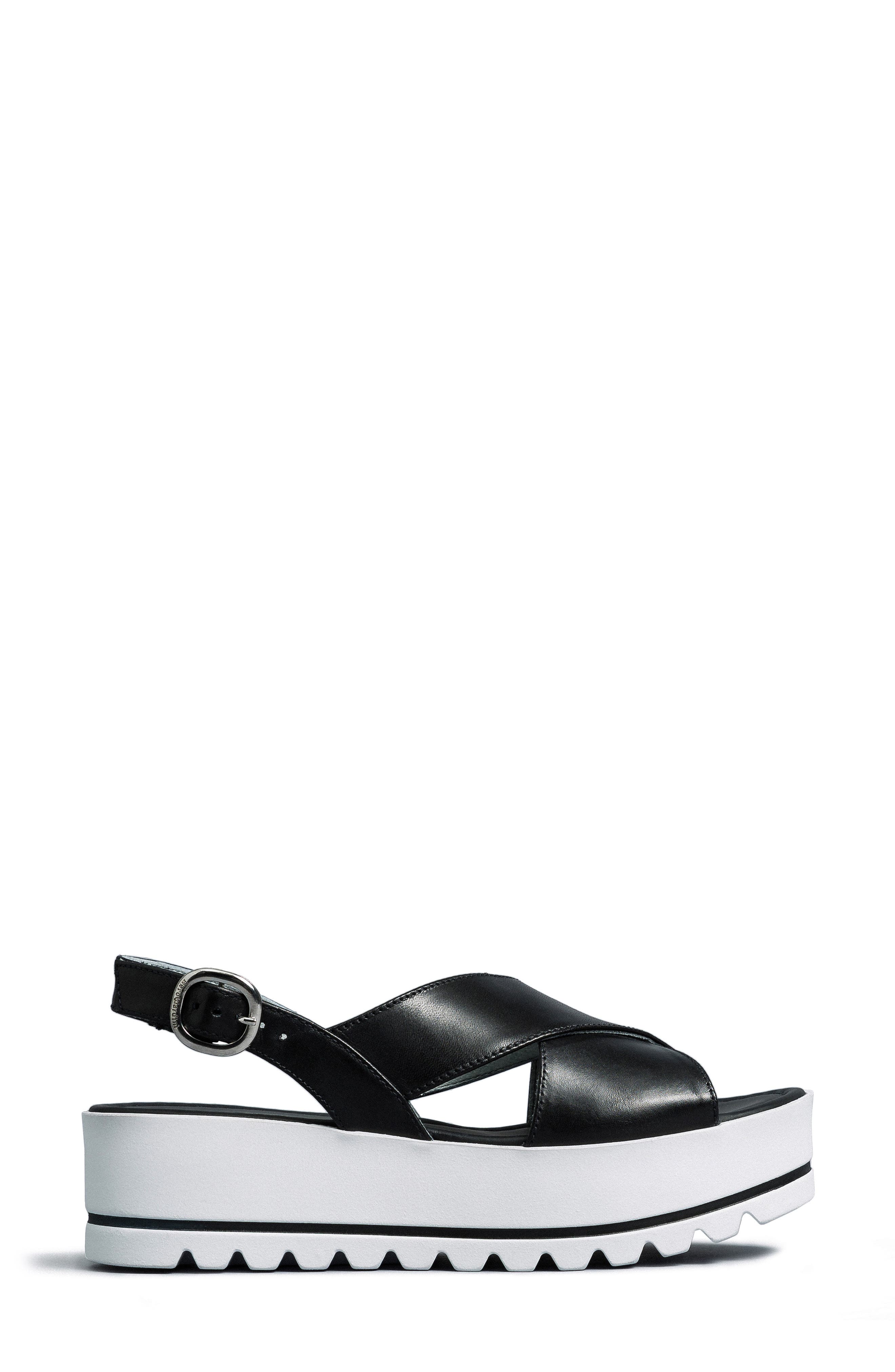 NeroGiardini Platform Sandal, Alternate, color, 