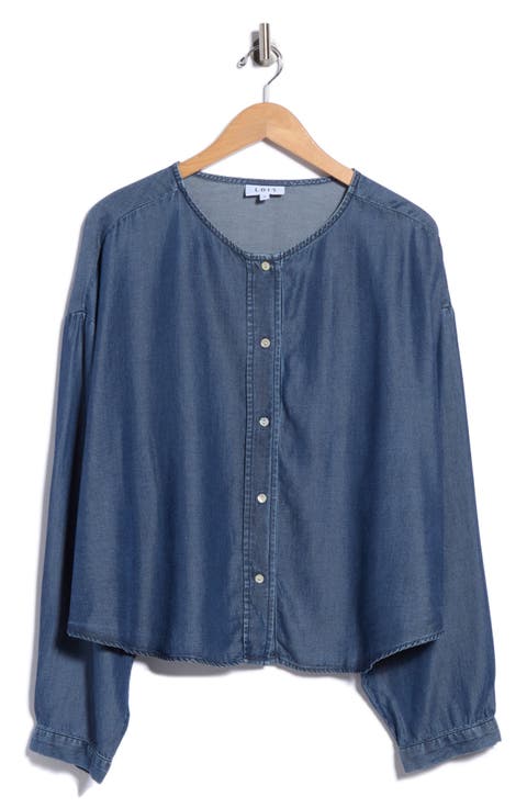 Tencel Lyocell Round Neck Top