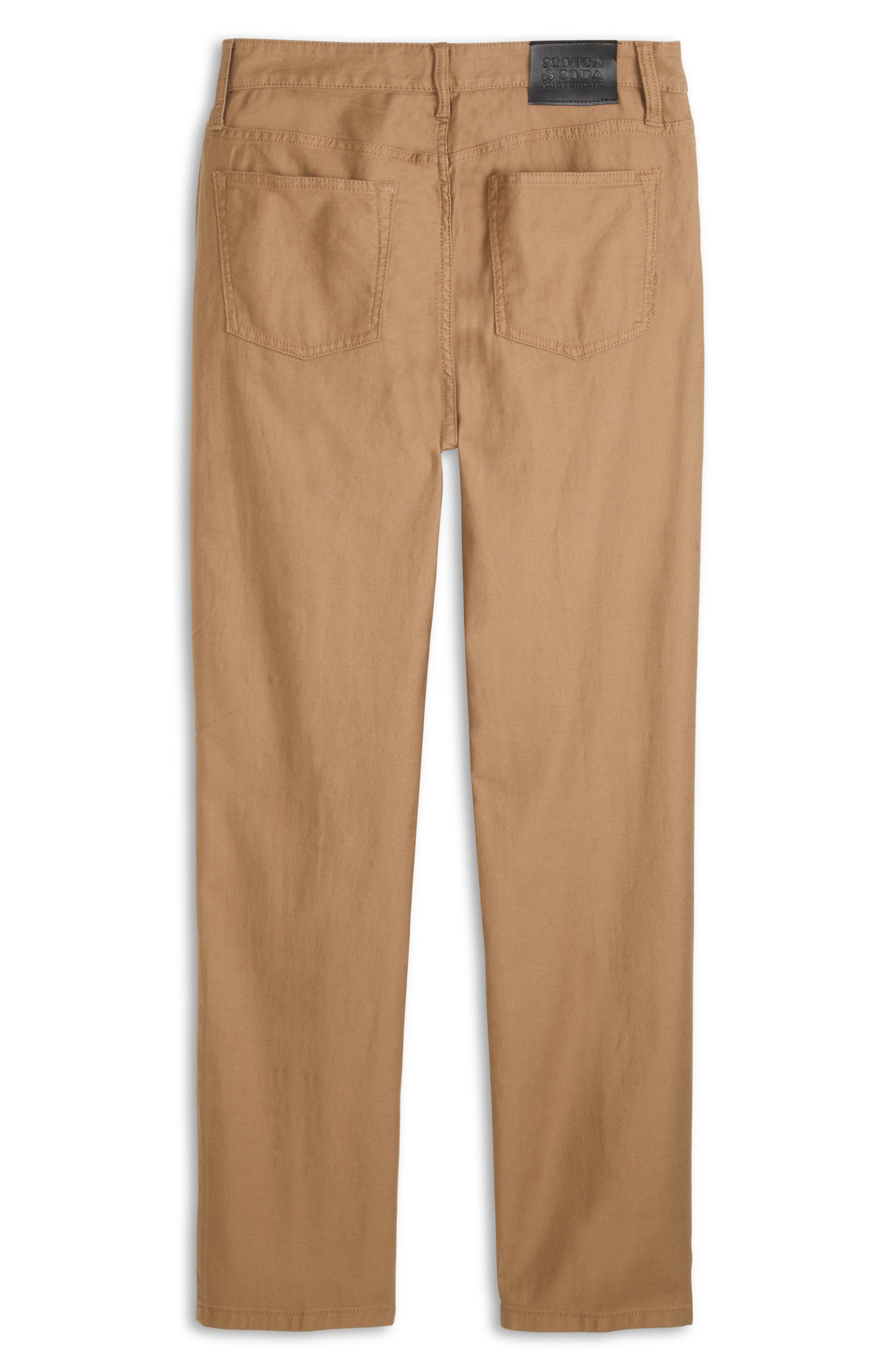 Dobby Stretch Cotton Straight Leg Pants - image 2