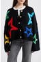 selected Black With Multicolor Stars