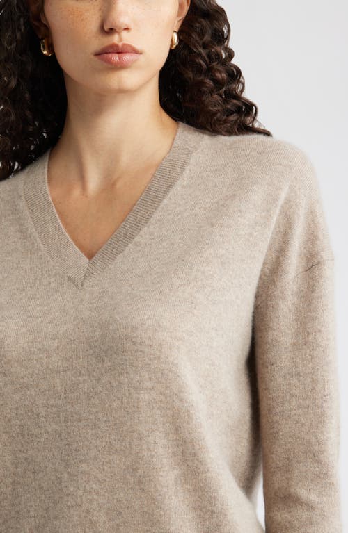 Nordstrom V-neck Cashmere Sweater In Gray