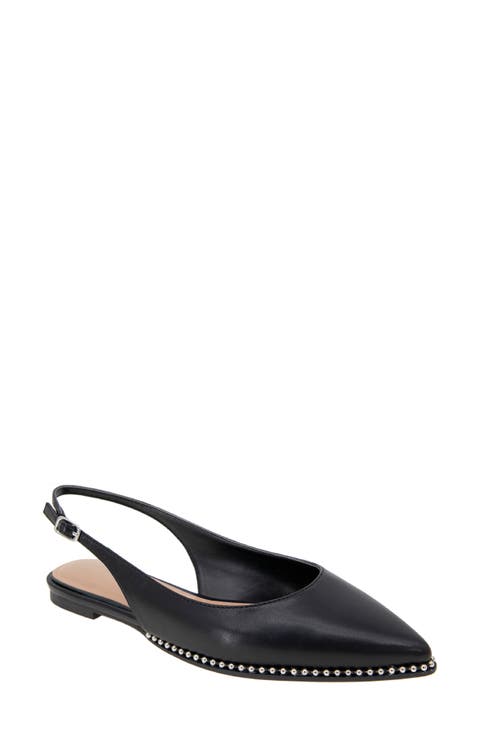 Valerie Slingback Pointed Toe Flat (Women)