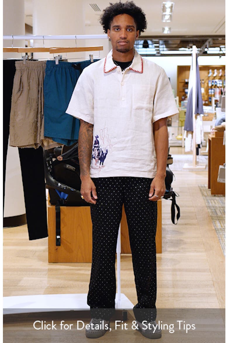 Bronc Girona Short Sleeve Linen Button-Up Shirt video