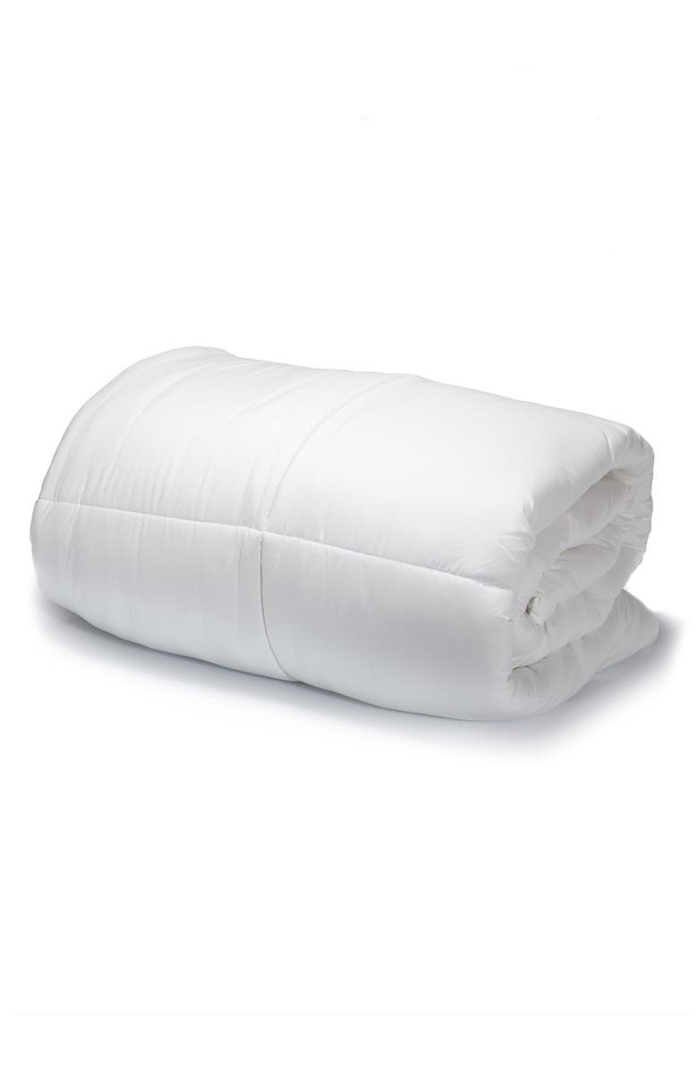 MELANGE HOME 650 Fill Power Down 300 Thread Count Comforter, Main, color, White