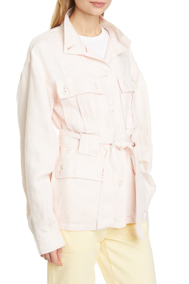 Sirena Utility Jacket, Alternate, color, SHELL PINK
