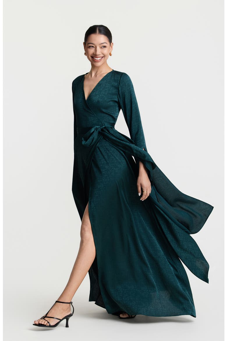 Maya Dress, Alternate, color, Ayel Forest