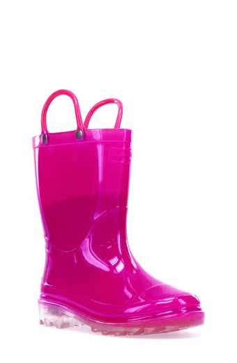 Western Chief Kids' Lighted Waterproof Rain Boot