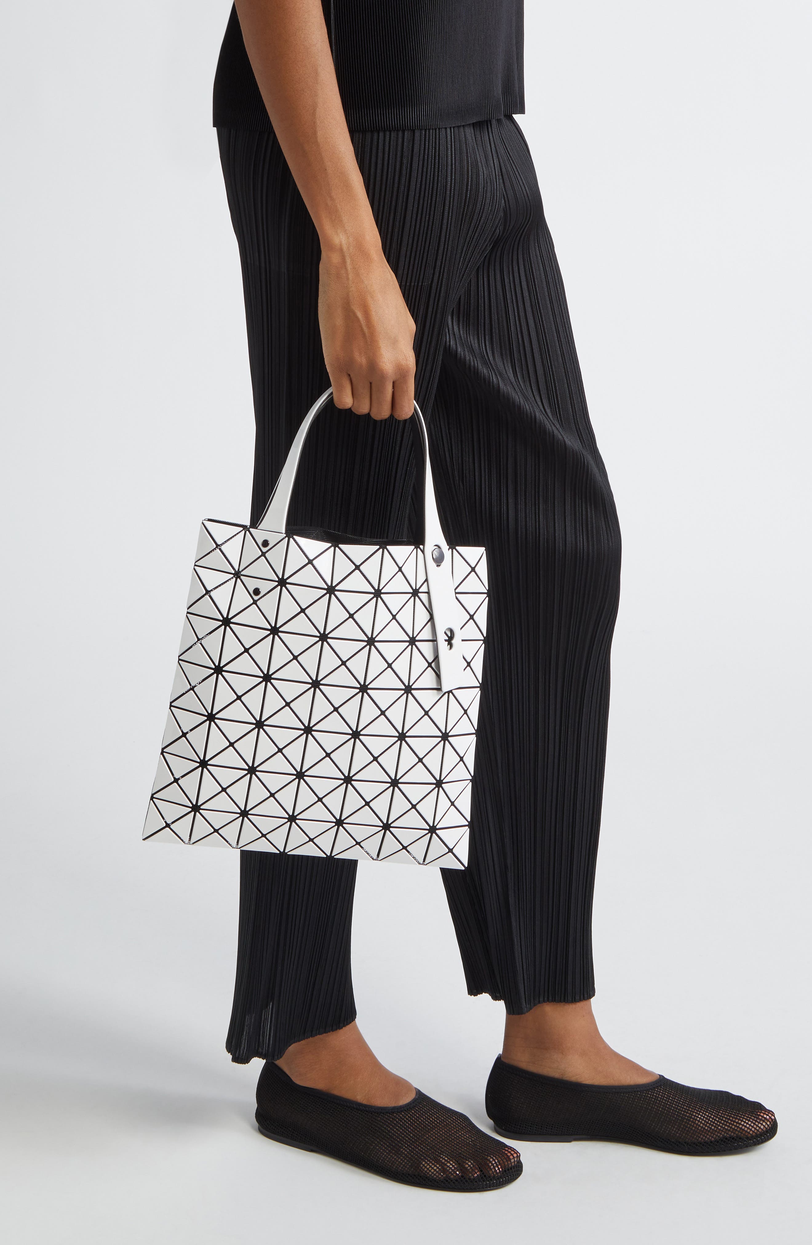 Prism Tote, Alternate, color, WHITE