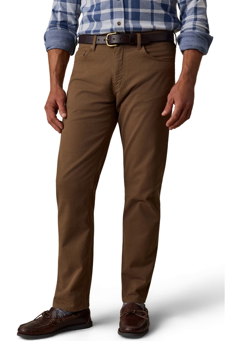 Reserve Classic Fit Stretch Cotton Twill 5-Pocket Pants, Main, color, TIMBER