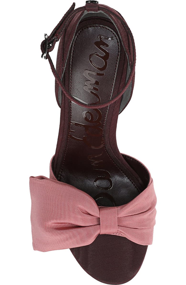 Sam Edelman Ida Ankle Strap Sandal, Alternate, color, Parisian Plum / Luxe Rose