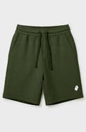 Dalix Mens Ghost Relaxed Fleece Sweat Elastic Shorts