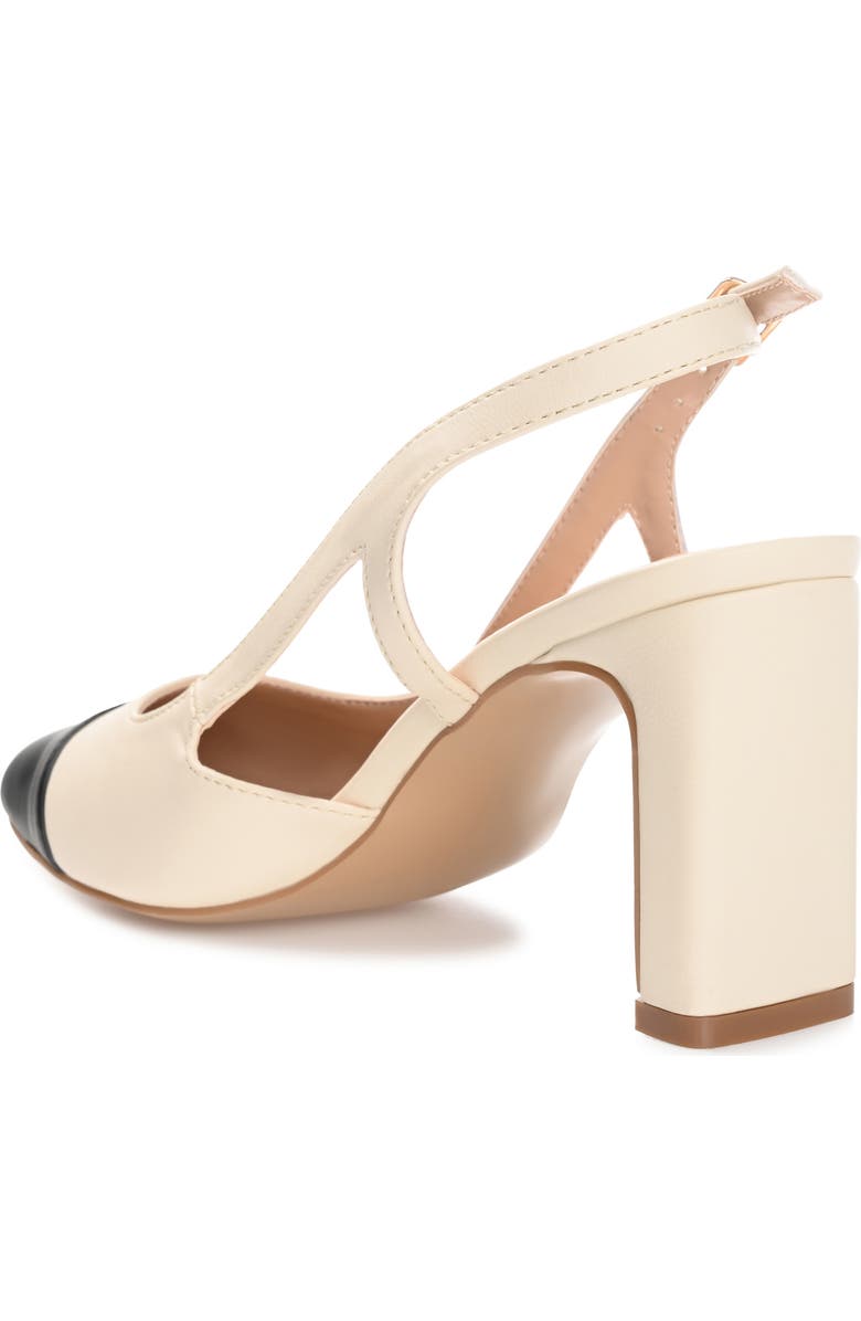 Journee Collection Reignn Slingback Pump - Wide Width, Alternate, color, Beige
