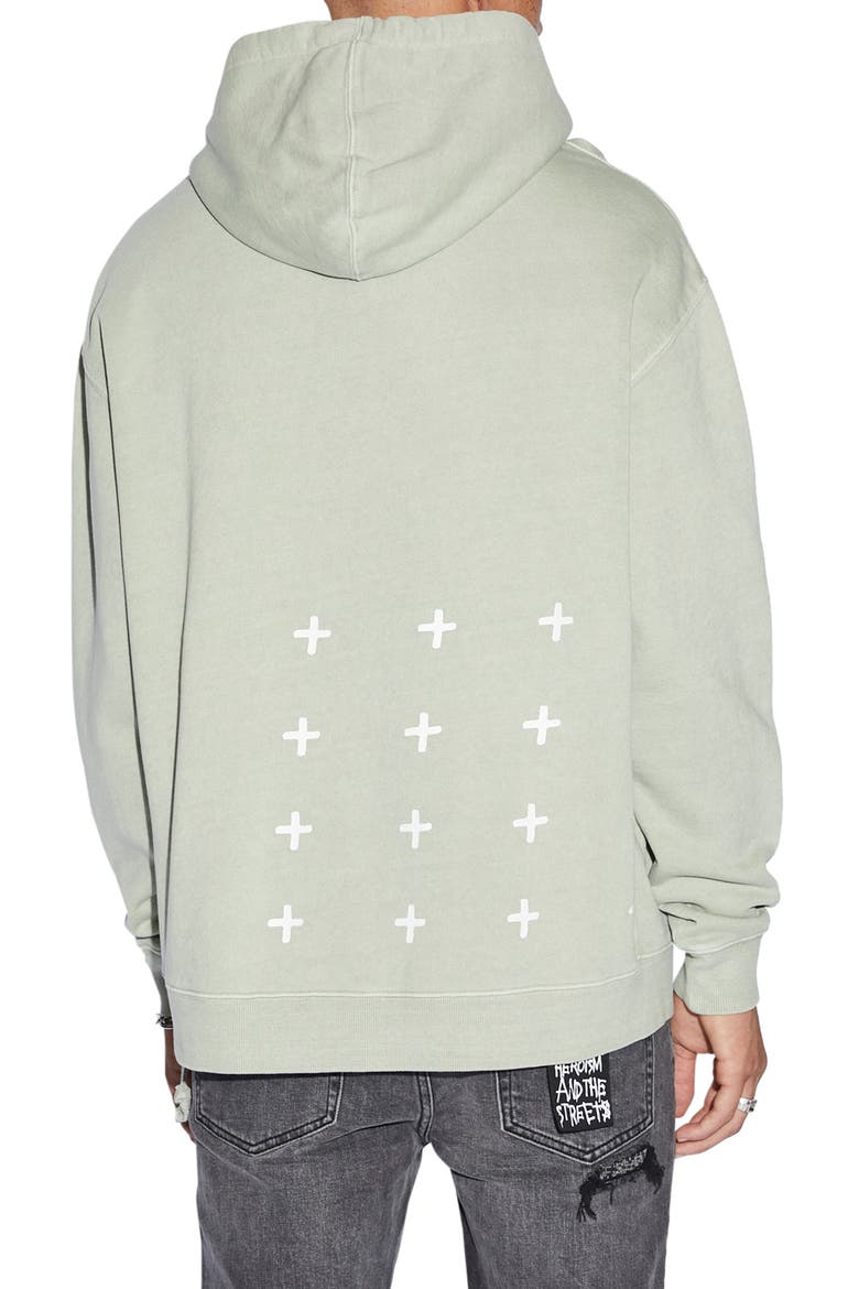 4x4 Biggie Iced Grass Cotton Graphic Hoodie, Alternate, color, GREEN