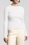 WEEKEND LOS ANGELES Eleanor Rib Crewneck Sweater