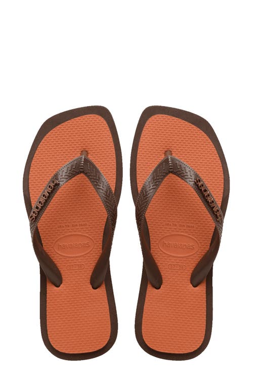 HAVAIANAS HAVAIANAS FUSION SQUARE LOGO FLIP FLOP 