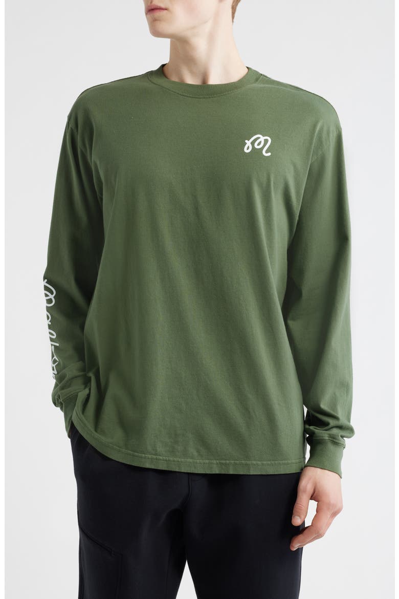 Gorse Long Sleeve T-shirt, Main, color, OLIVINE