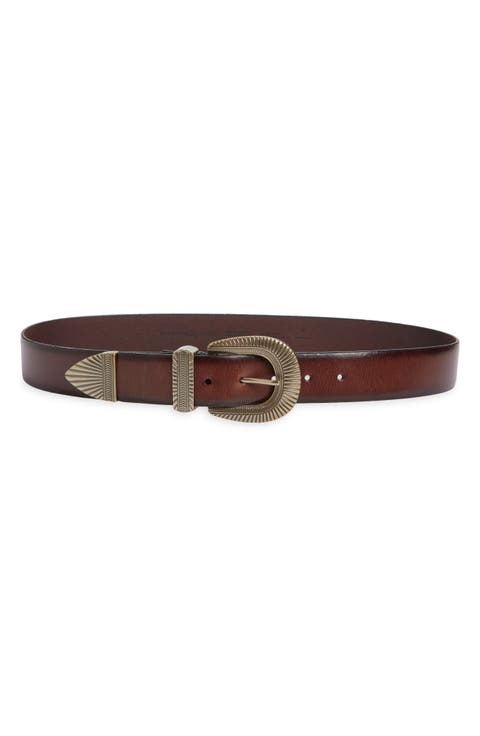 Moxie Western Leather Belt