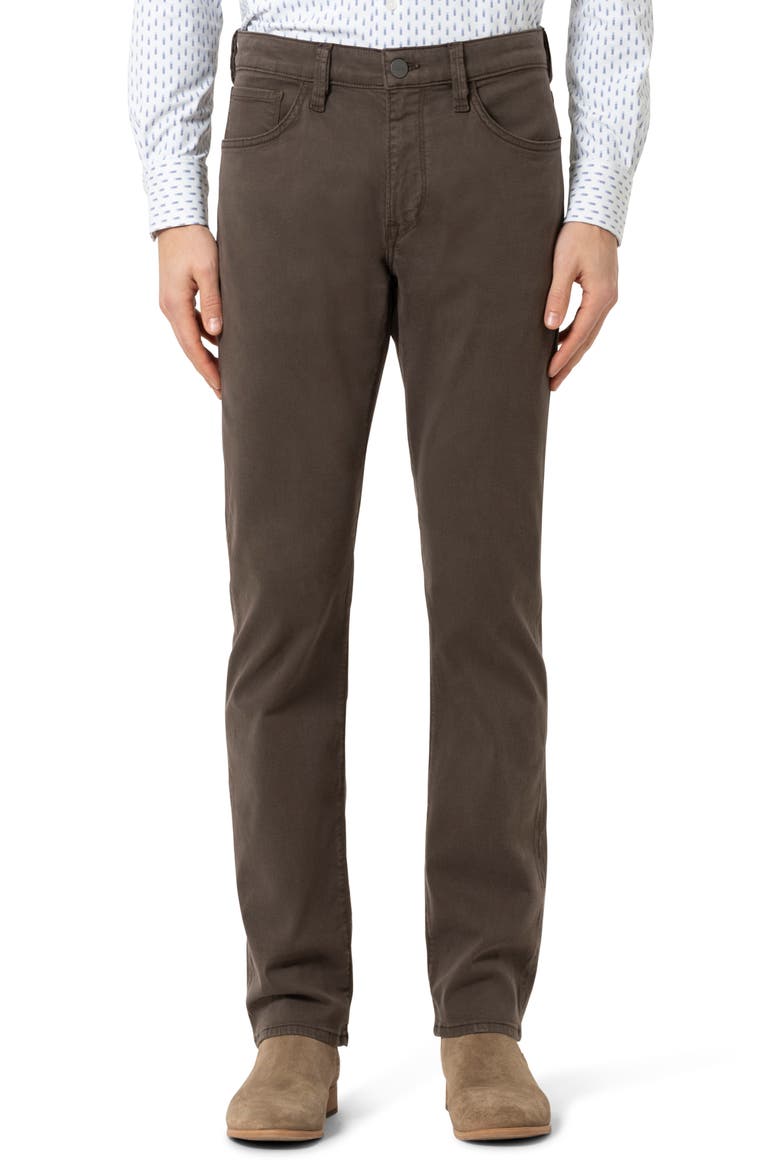 Courage Stretch Cotton Twill Straight Leg Pants, Main, color, OAK TWILL