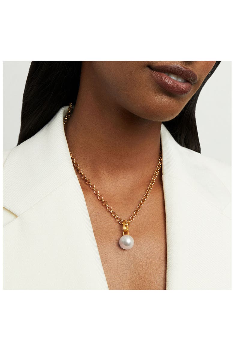 Manhattan Pendant Necklace, Alternate, color, PEARL/ GOLD