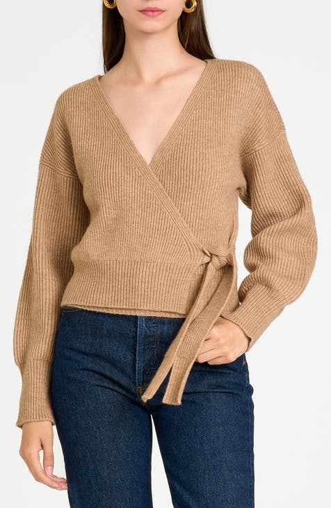 Pullover fashion wrap sweaters