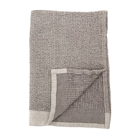Grey Cotton Waffle Weave Tea Towels (Set of 2)