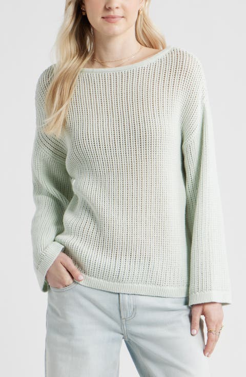 Cotton Open Stitch Sweater
