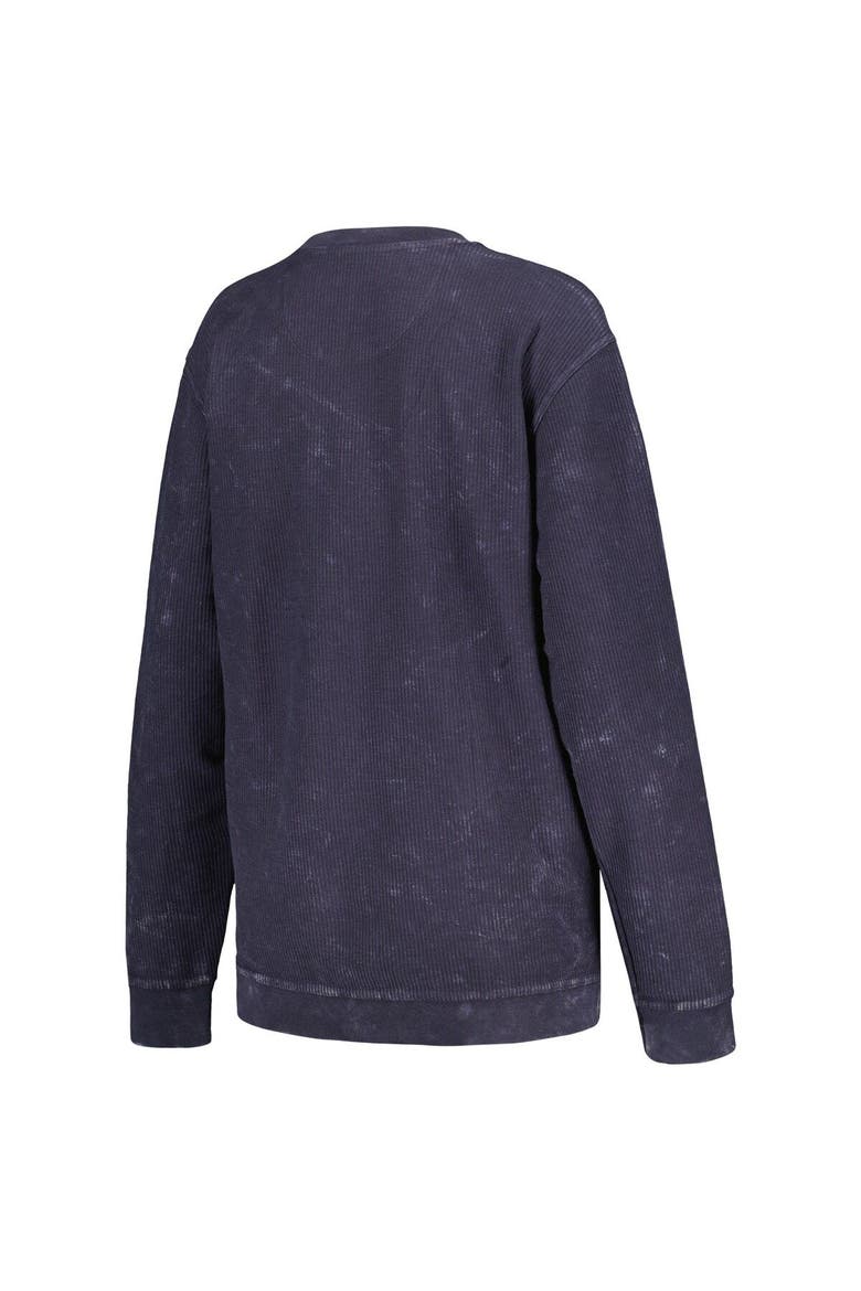 Women's G-III 4Her by Carl Banks College Navy Seattle Seahawks Comfy Cord Pullover Sweatshirt, Alternate, color, College Navy