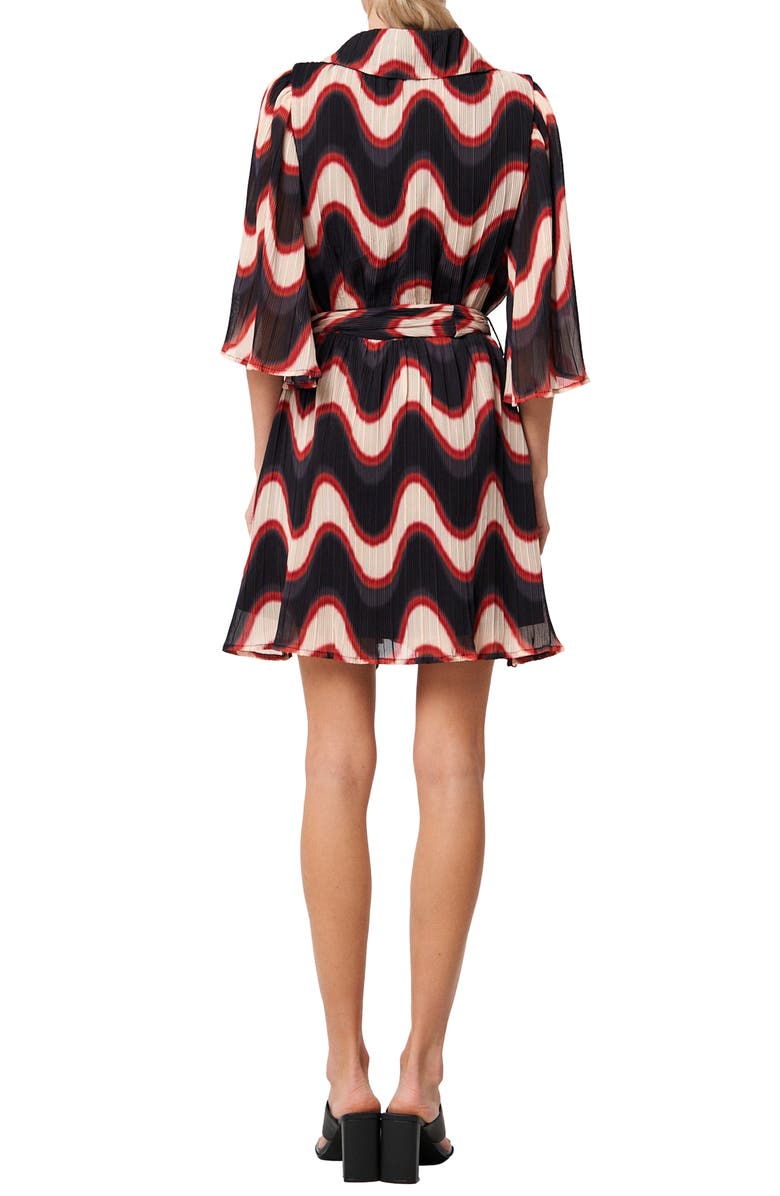 CIEBON Juni Wave Print Dress, Alternate, color,