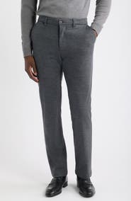 Bugatchi Flat Front Wool Blend Chino Pants