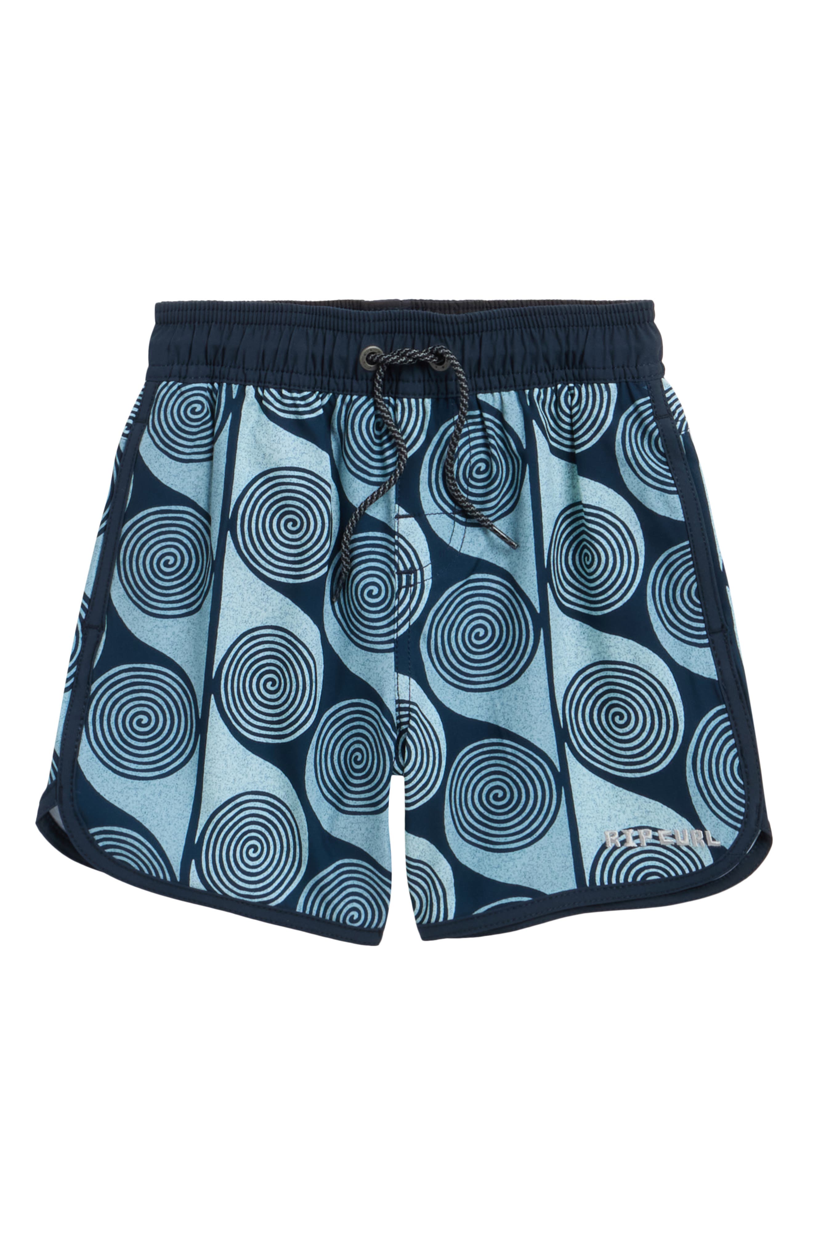 Rip Curl Kids' Primary Volley Swim Trunks In Blue