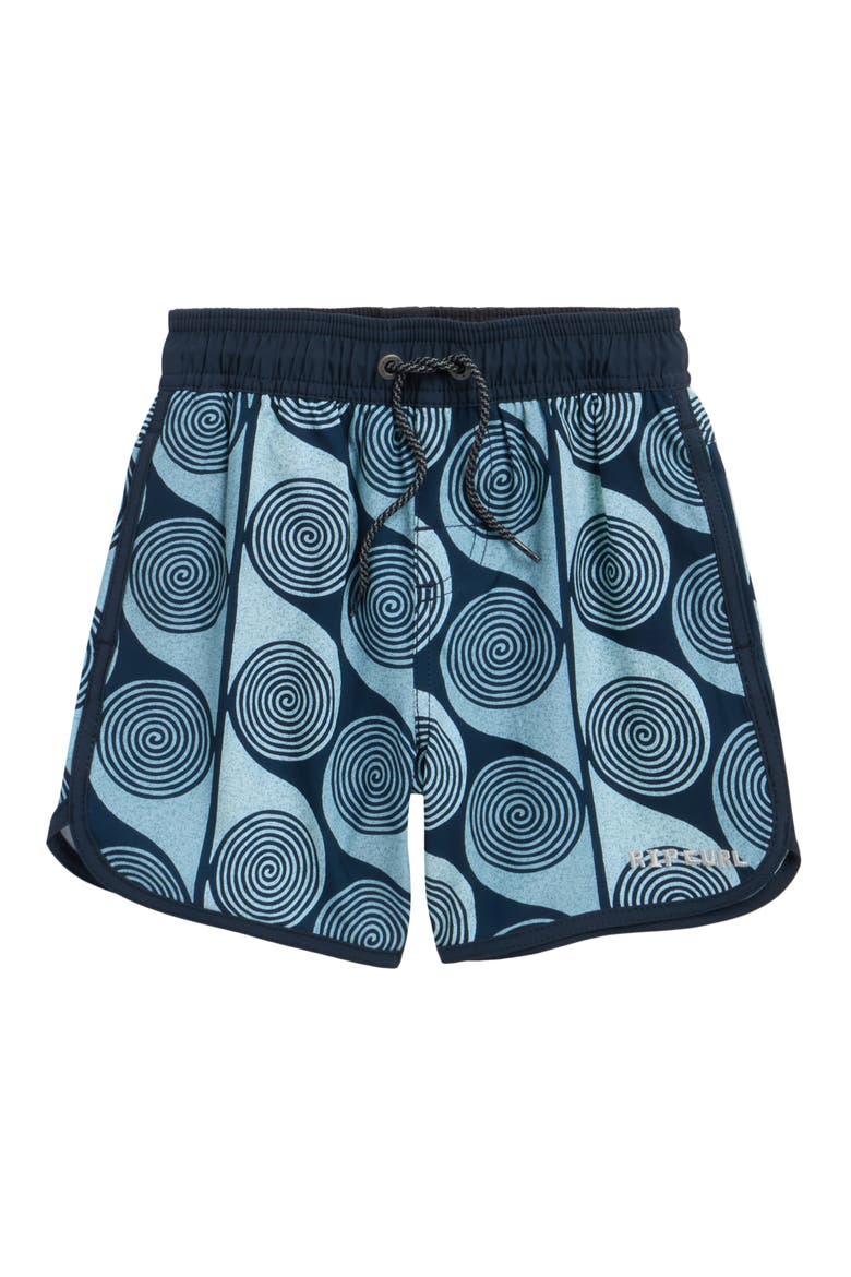 Kids' Primary Volley Swim Trunks, Main, color, DARK NAVY
