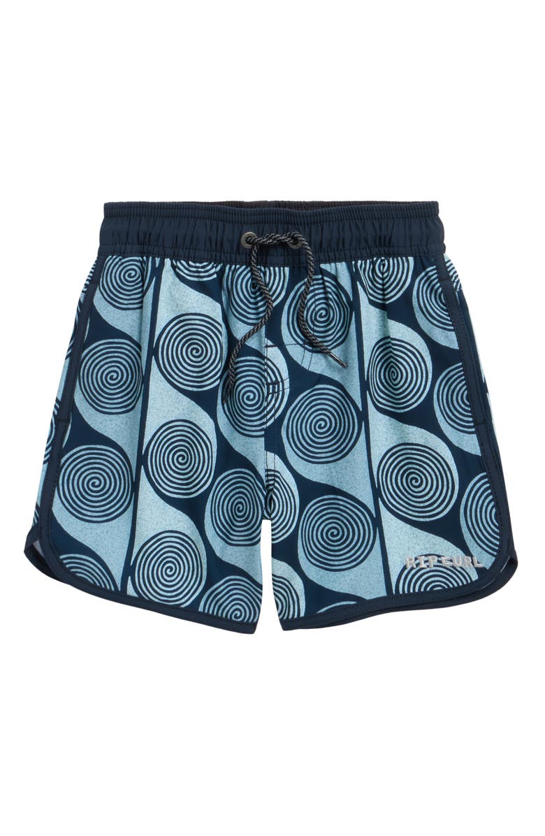 Rip Curl Kids' Primary Volley Swim Trunks, Main, color, Dark Navy