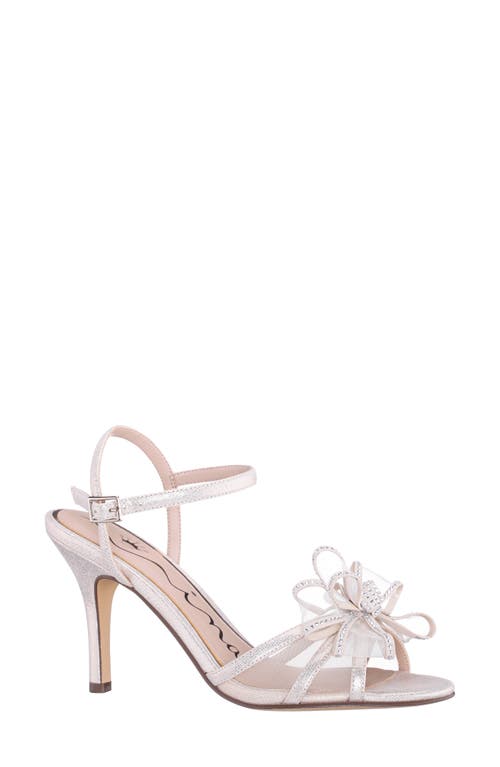 Nina Vayda Ankle Strap Sandal In Platino