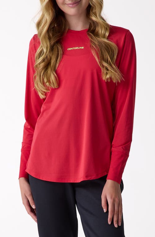 Centerline Athletics Long Sleeve In Red